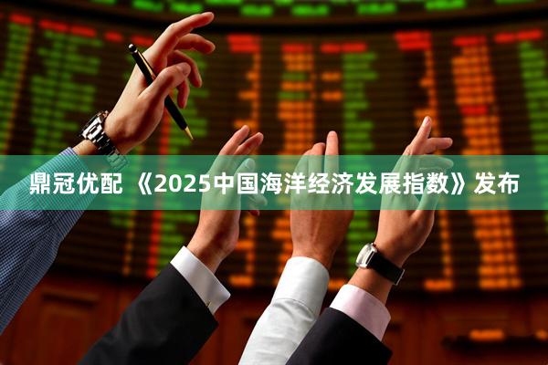 鼎冠优配 《2025中国海洋经济发展指数》发布