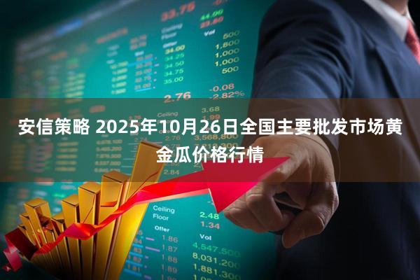 安信策略 2025年10月26日全国主要批发市场黄金瓜价格行情
